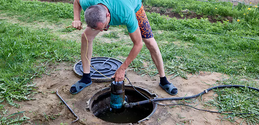 Outdoor Sewage Cleanup in Woodland Park