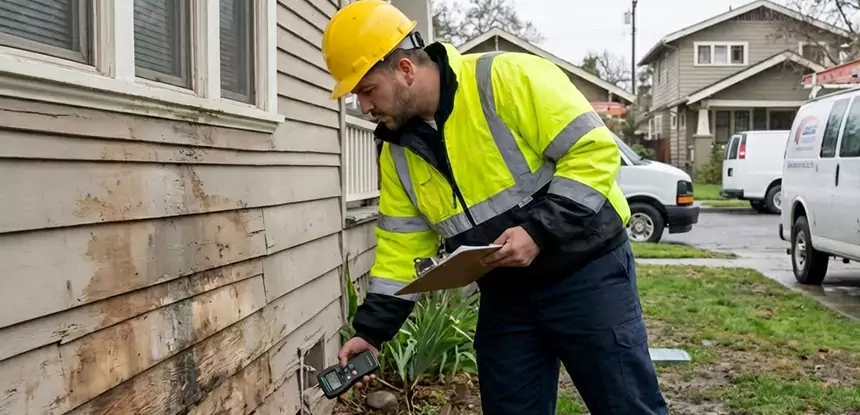 Water Damage Exterior Wall Woodland Park