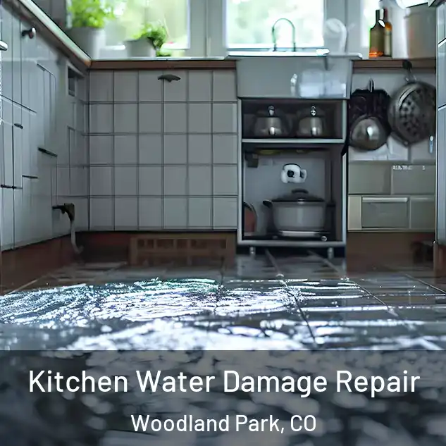  Kitchen Water Damage Repair Woodland Park, CO